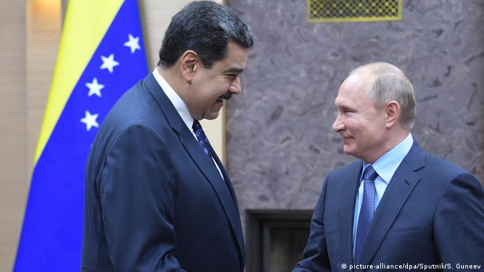 Nicolas Maduro e Vladimir Putin