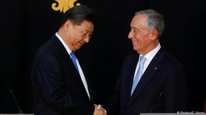Portugal Marcelo Rebelo de Sousa empfängt Xi Jinping (Reuters/P. Nunes)