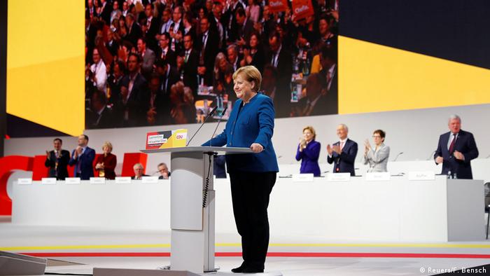 Ангела Меркель открыла съезд ХДС в Гамбурге
