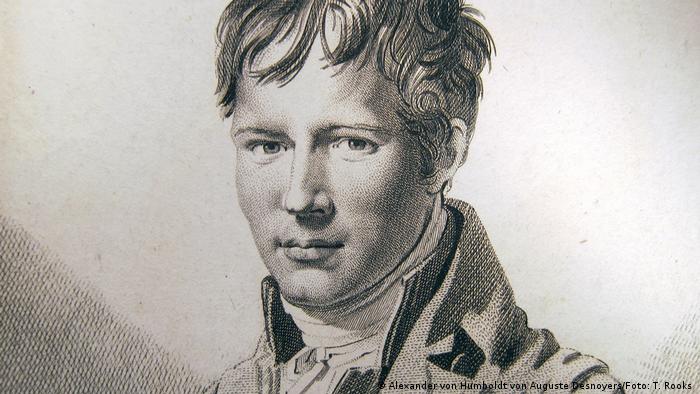 Alexander von Humboldt, Auguste Desnoyers (Künstler) nach Francois Gerard, Kupferstich, 1805 (Alexander von Humboldt von Auguste Desnoyers/Foto: T. Rooks )