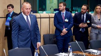 Brüssel EU | Gespräche Verhältnis EU - Kosovo (European Union/C. Dogas)