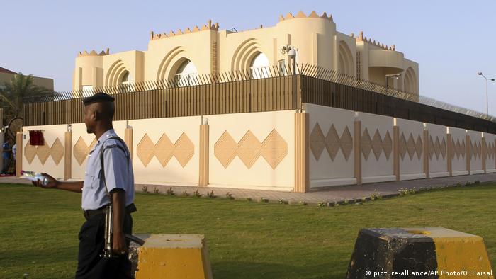 Katar Taliban Büro in Doha (picture-alliance/AP Photo/O. Faisal)