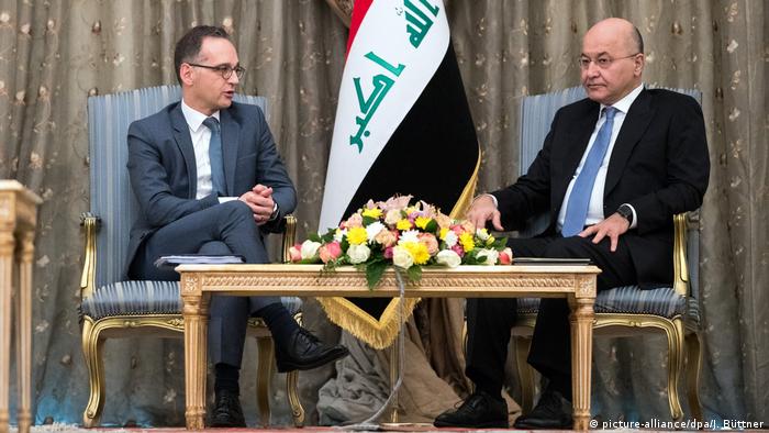 Irak Außenminister Heiko Maas in Bagdad (picture-alliance/dpa/J. Büttner)