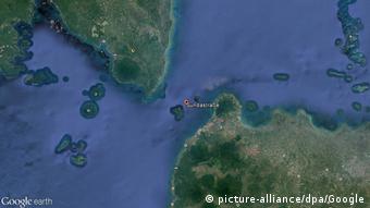 Indonesien Sundastraße Tsunami (picture-alliance/dpa/Google)