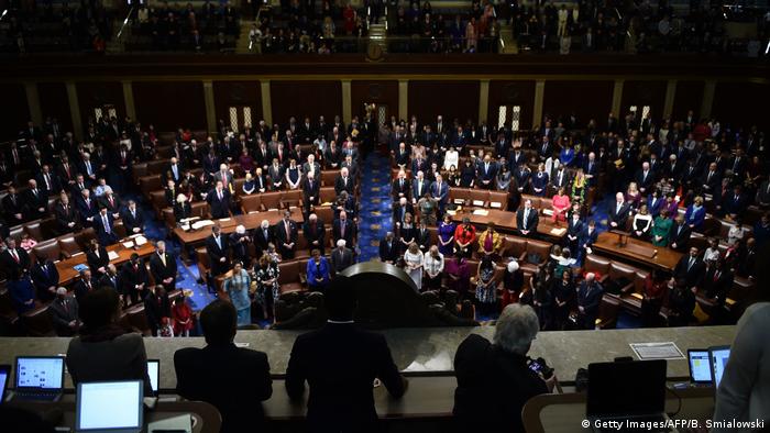 USA Washington - 116th Vereidigungszeremonie des US Repräsentantenhaus (Getty Images/AFP/B. Smialowski)