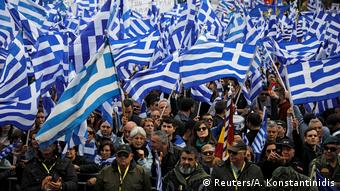 Griechenland Athen | Protest gegen Abkommen mit Mazedonien, Namensstreit (Reuters/A. Konstantinidis)