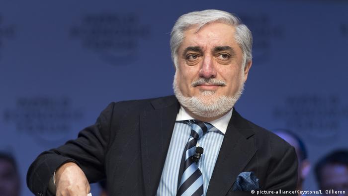Schweiz Weltwirtschaftsforum in Davos - Abdullah Abdullah (picture-alliance/Keystone/L. Gillieron)