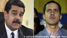 Kombibild Venezuela Maduro und Guaido