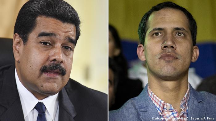 ¿El fin de la dictadura de Maduro? El presidente de la Asamblea Nacional, Juan Guaidó (dcha.), se autoproclamó presidente legítimo de Venezuela.