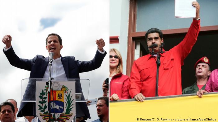 Kombibild Venezuela Maduro und Guaido (Reuters/C. G. Rawlins - picture-alliance/dpa/Xinhua)