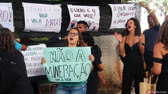 Brasilien Protest in Brumadinho gegen Vale 2 (Marina Costa)