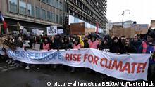Belgien Klimaschutzmarsch in Brüssel