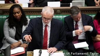 Líder laborista, Jeremy Corbyn (Reuters/Handout UK Parliament/J. Taylor)
