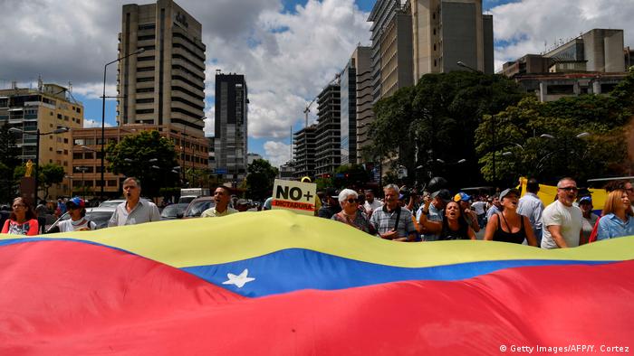 ManifestaÃ§Ã£o antigoverno em Caracas