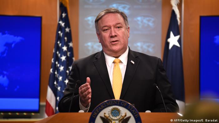 USA Mike Pompeo Aufkündigung INF-Vertrag (AFP/Getty Images/E. Baradat)