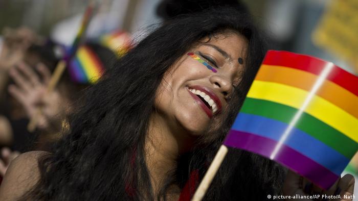 BdTD Indien Gay Pride Parade (picture-alliance/AP Photo/A. Nath)