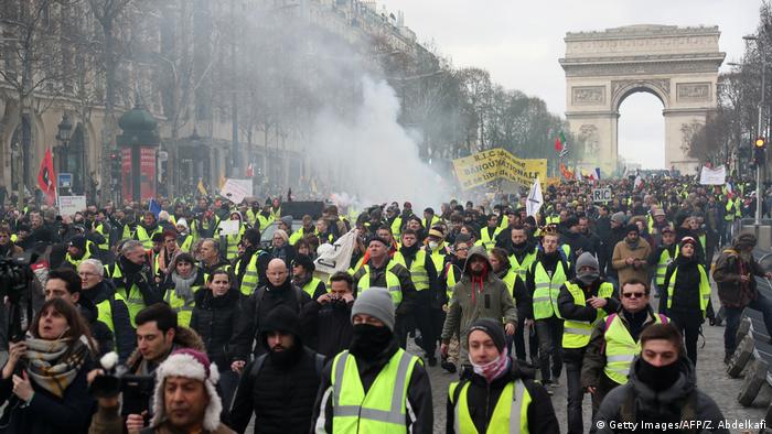 Demos In Frankreich