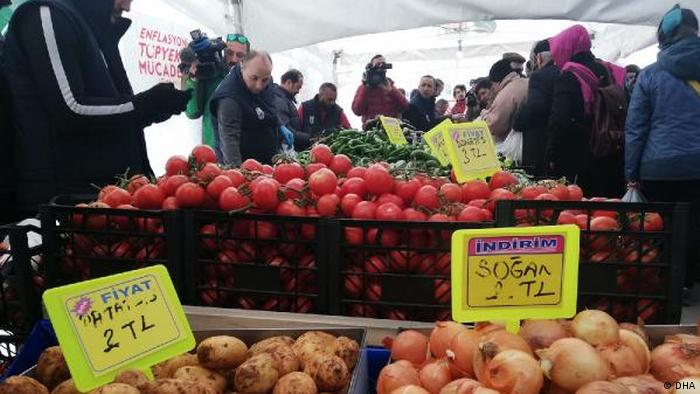 Türkei - Gemeinden verkaufen Essen zu günstigen Preisen (DHA)