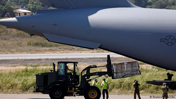 Kolumbien USA stellen 200 Tonnen Hilfsgter fr Venezuela bereit (Reuters/E. Garrido)