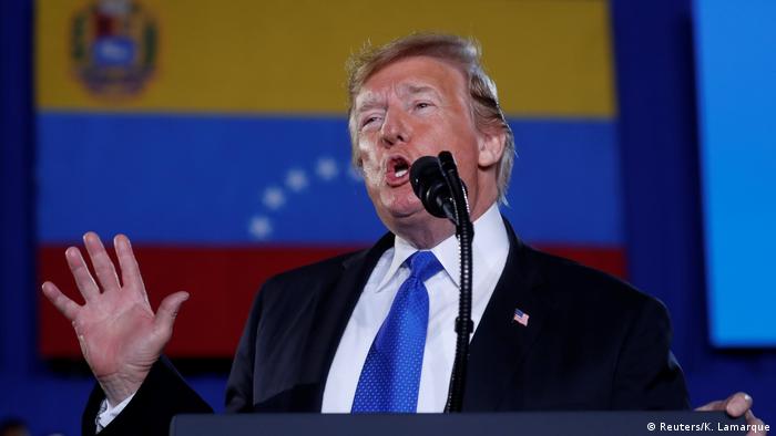 Florida Trump Rede zu Venezuela Krise (Reuters/K. Lamarque)
