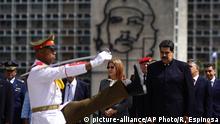 Kuba Nicolas Maduro und Cilia Flores in Havanna