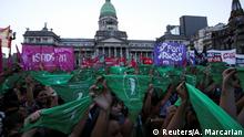 Argentinien Protest für das Recht auf Schwangerschaftsabbruch in Buenos Aires