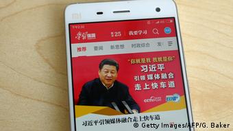 China - APP - Xuexi Qiangguo - Propaganda App (Getty Images/AFP/G. Baker)
