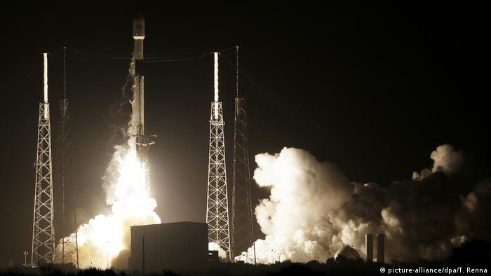 USA, Cape Canaveral: Israel schickt Raumsonde zum Mond (picture-alliance/dpa/T. Renna)