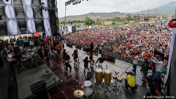 Festival organized by the Venezuelan government