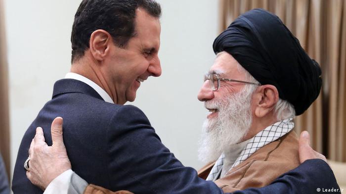 علی خامنه‌ای روز ششم اسفند ۱۳۹۷ در دیدار با بشار اسد در تهران گفت، جمهوری اسلامی از صمیم قلب به کمک به سوریه افتخار می‌کند