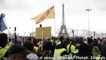 Frankreich Gelbwesten Proteste in Paris