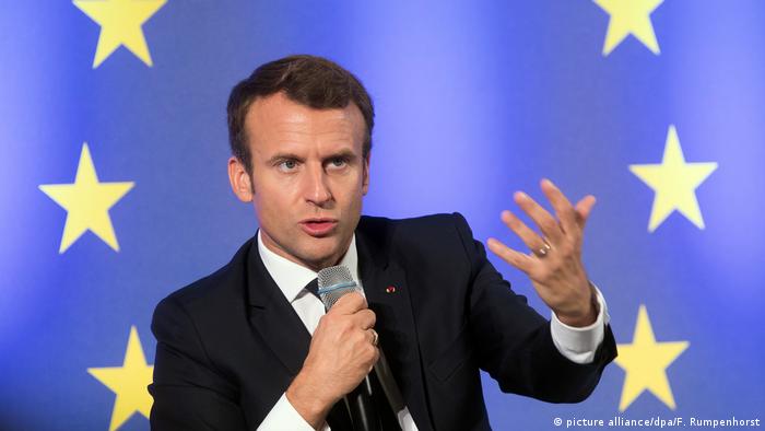 Frankreich - Präsident Macron - Europa (picture alliance/dpa/F. Rumpenhorst)