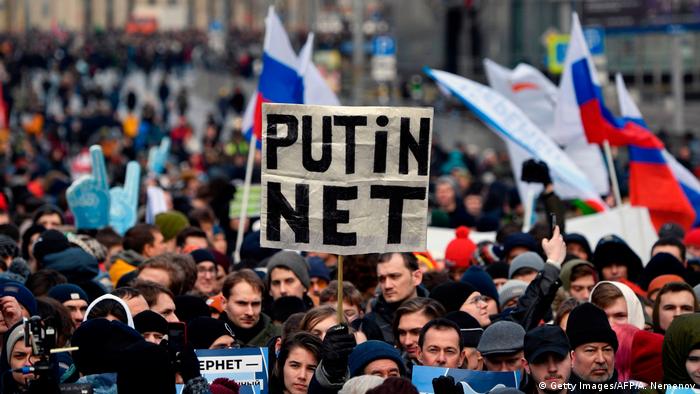 Russland Moskau Proteste gegen Internet-Zensur