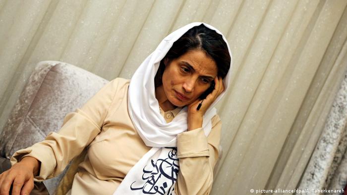 Iran Nasrin Sotudeh 2013 (picture-alliance/dpa/A. Taherkenareh)
