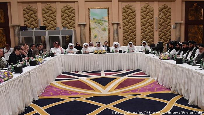 Katar | Taliban | Friedensgespräche (picture-alliance/dpa/AP Photo/Qatar Ministry of Foreign Affairs)