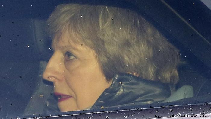 Theresa May in London on March 12 (picture alliance/AP Photo/T. Ireland)