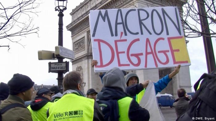 Paris - Gelbwestproteste am Champs Elysees (DW/E. Bryant)