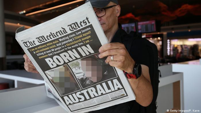 Australien Pressestimmen Christchurch Terroranschlag (Getty Images/P. Kane)