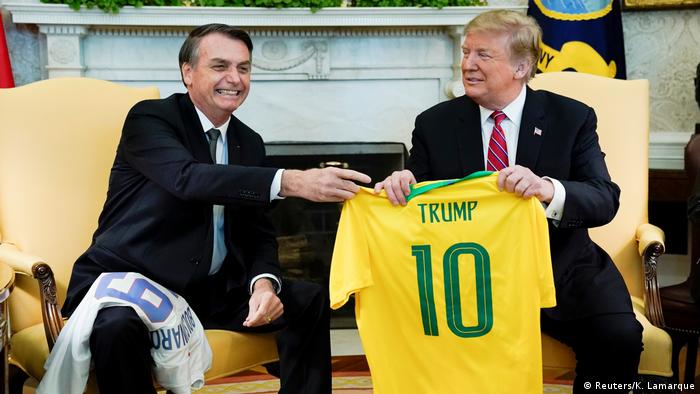 USA Washington - President Trump trifft auf Jair Bolsonaro (Reuters/K. Lamarque)