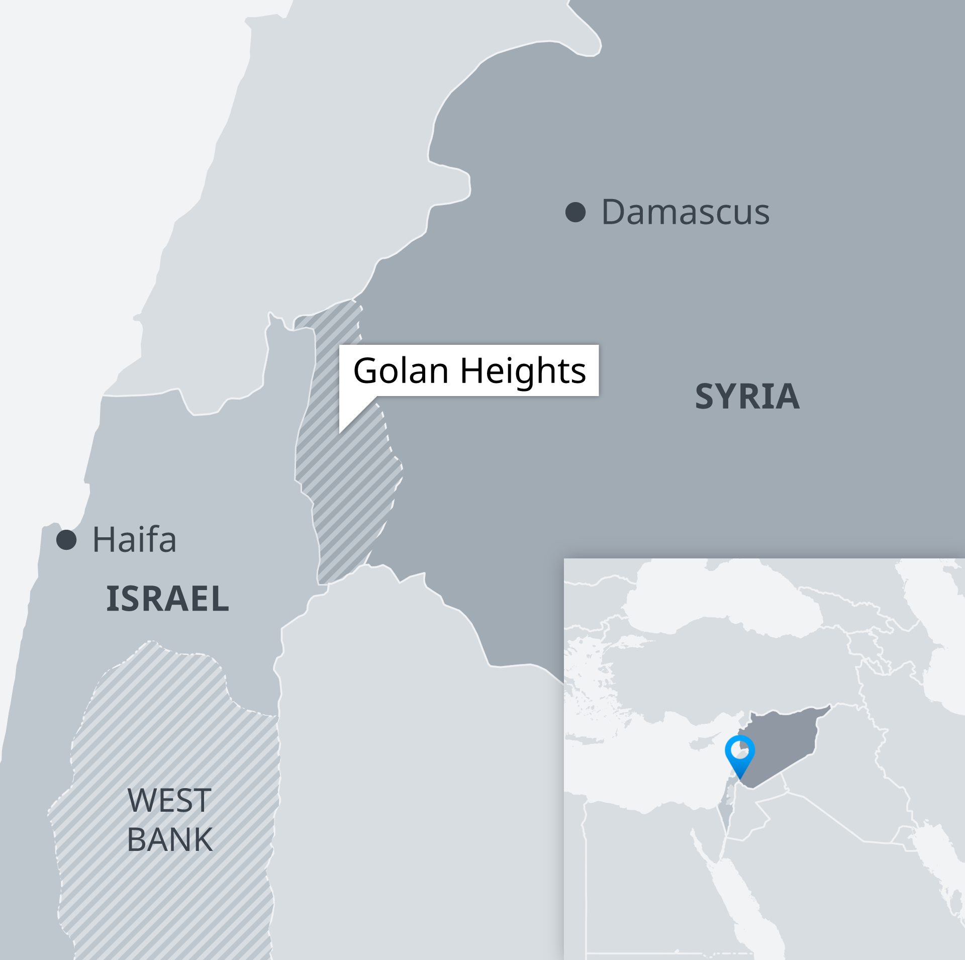 Infografik Karte Golanhöhen EN