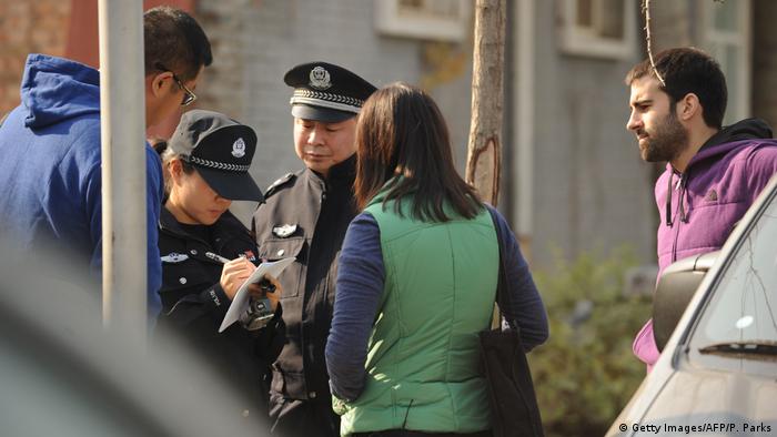 China Belästigung von Auslandskorrespondenten (Getty Images/AFP/P. Parks)