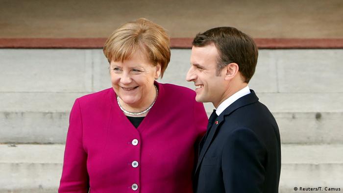 Angela Merkel Emmanuel Macron (Reuters/T. Camus)