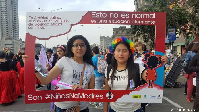 Aktion „Niñas no madres („Mädchen, nicht Mütter“) in Lateinamerika (Niñas no madres )