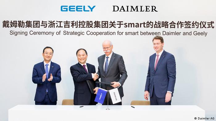 Daimler und Geely Holding unterzeichnen Smart-Abkommen (Daimler AG)