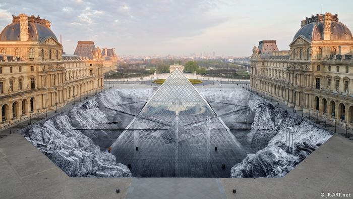 Optical illusion helps Louvre′s famous pyramid turn 30 | All media ...