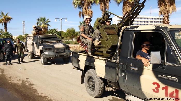 Libyen: KÃ¤mpfer der LNA (Getty Images/AFP/A. Doma)