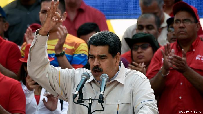 Venezuela Rede von Nicolas Maduro in Caracas (AFP/F. Parra)