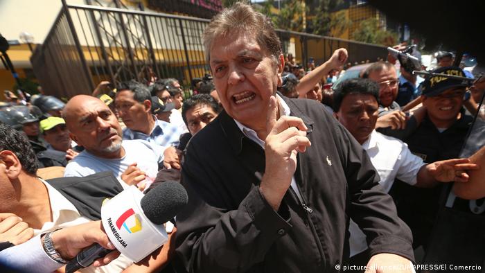 Peru Ex PrÃ¤sident Alan Garcia Perez ARCHIV (picture-alliance/ZUMAPRESS/El Comercio)