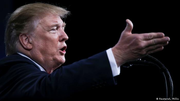 USA Präsident Donald Trump, Rede vor der NRA in Indianapolis (Reuters/L. Millis)