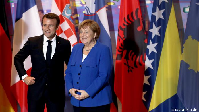 Deutschland Westbalkan-Gipfel Merkel und Macron (Reuters/M. Sohn)